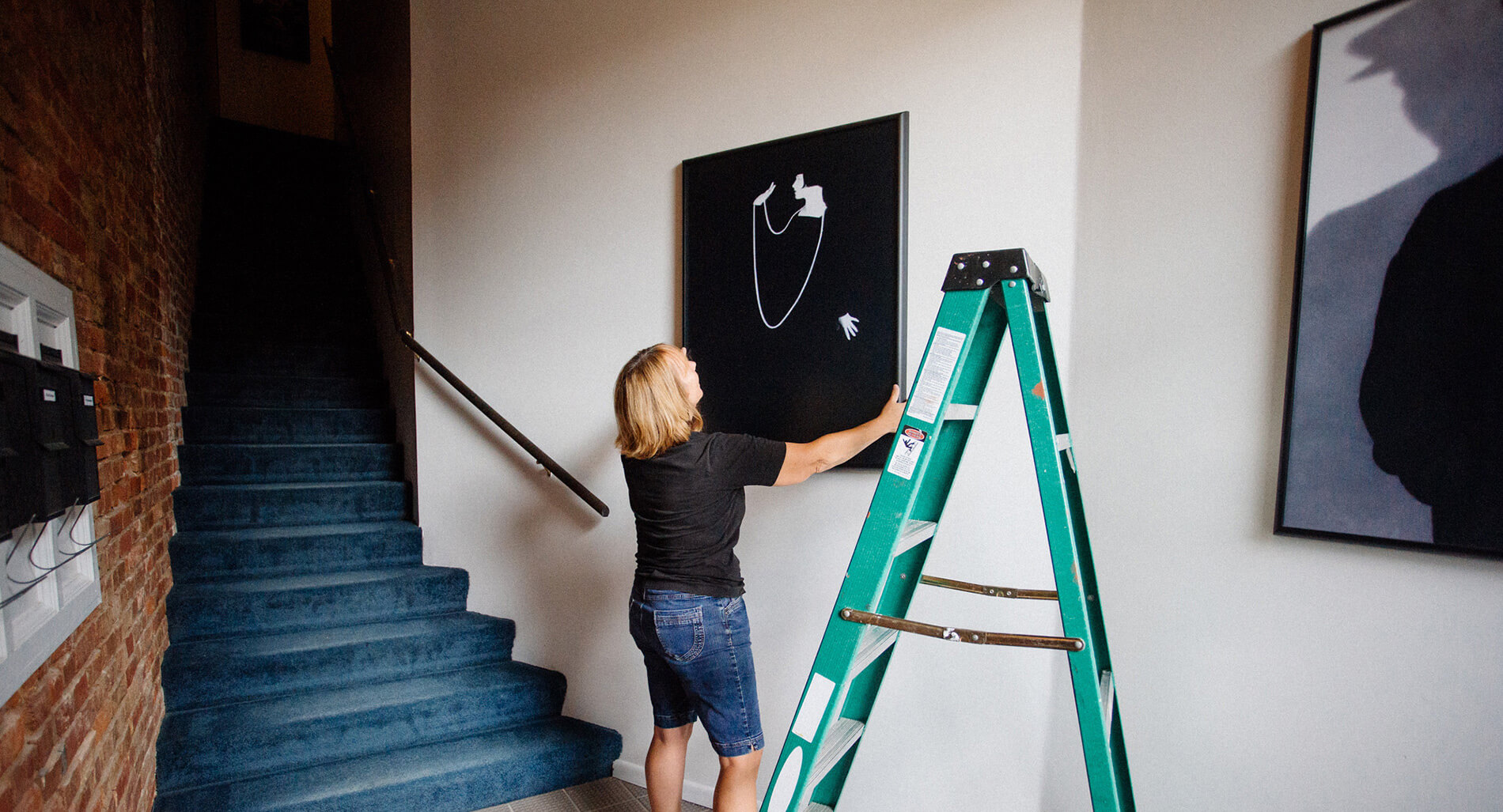 Professional Picture Hanging in Binghamton, NY Garland Gallery